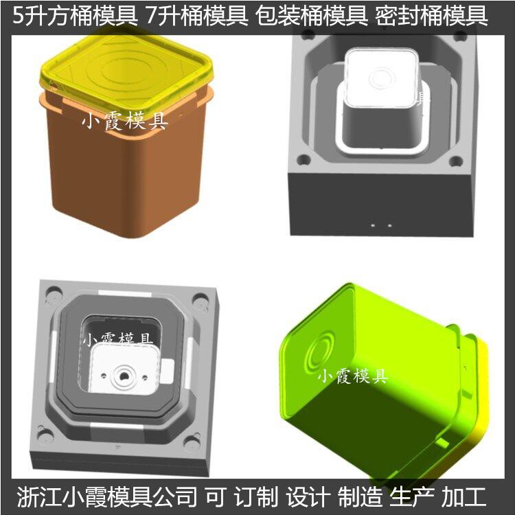 台州塑胶模具 11升包装桶注塑模具
