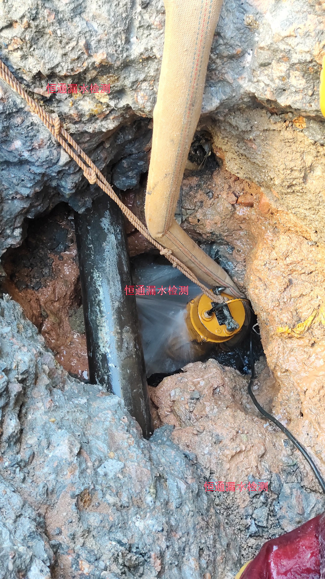 埋地水管漏水探测，地埋给水管漏损探漏，家庭管道渗水检测
