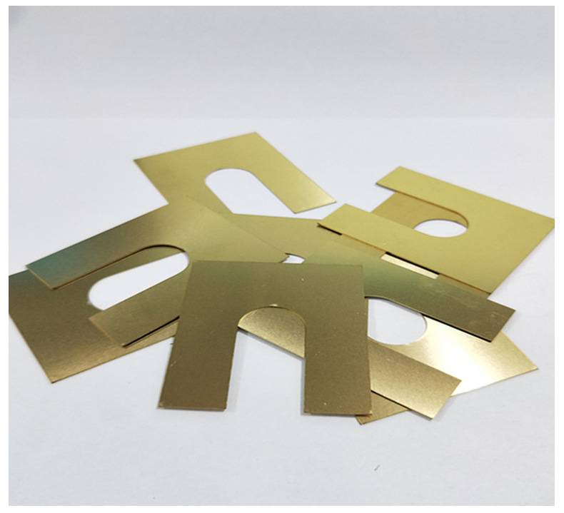 黄铜平垫片薄黄铜皮圆片m5加厚垫片异形垫0.05 0.1 0.20.30.41.0mm