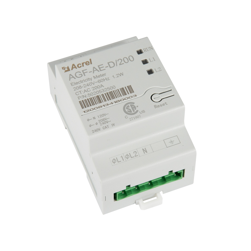 安科瑞AGF-AE-D/200两路交流电能表光伏逆变器防逆流检测器UL认证