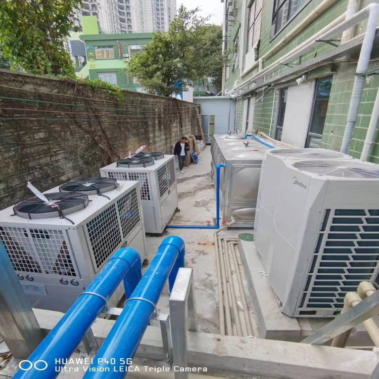 武汉地产小区泳池恒温设备,空气能恒温设备