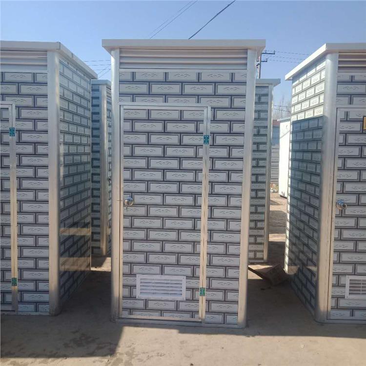 沧州彩钢板移动环保厕所 成品发货 公共生态厕所订制