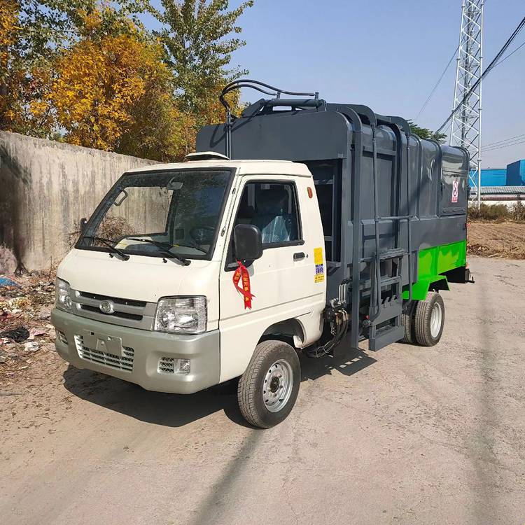 电动垃圾车新能源挂桶环卫车**小区物业清运车自卸式运输车