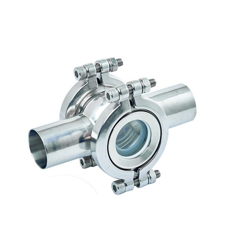 湖北四通式不锈钢法兰管道视镜