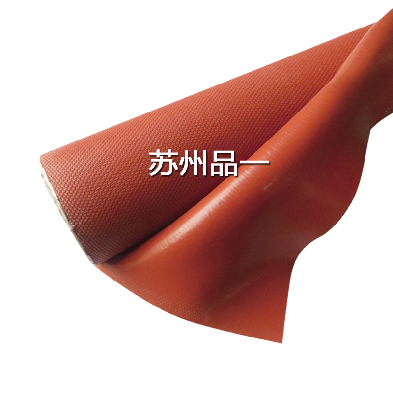 耐高温硅胶布 通风口风机软连接硅钛合金防火布