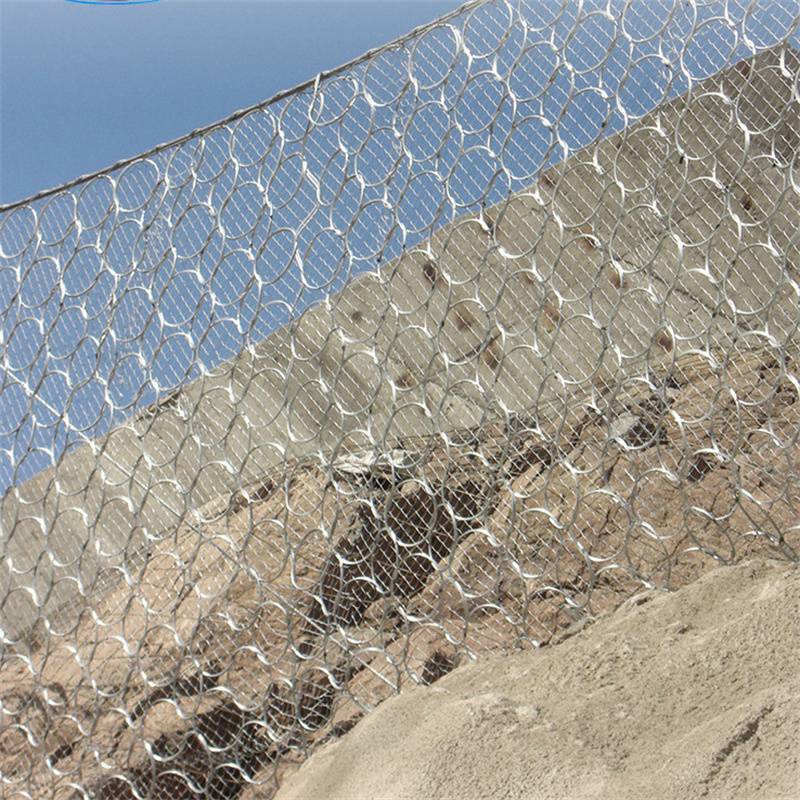 钢丝网 网山栅网工地网格 被动边坡防护网 植草镀锌钢落石钢绳矿山