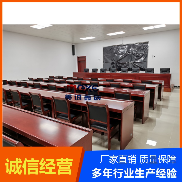 宁夏固原市电脑桌带升降屏 电教设备培训桌 可提供实物演示