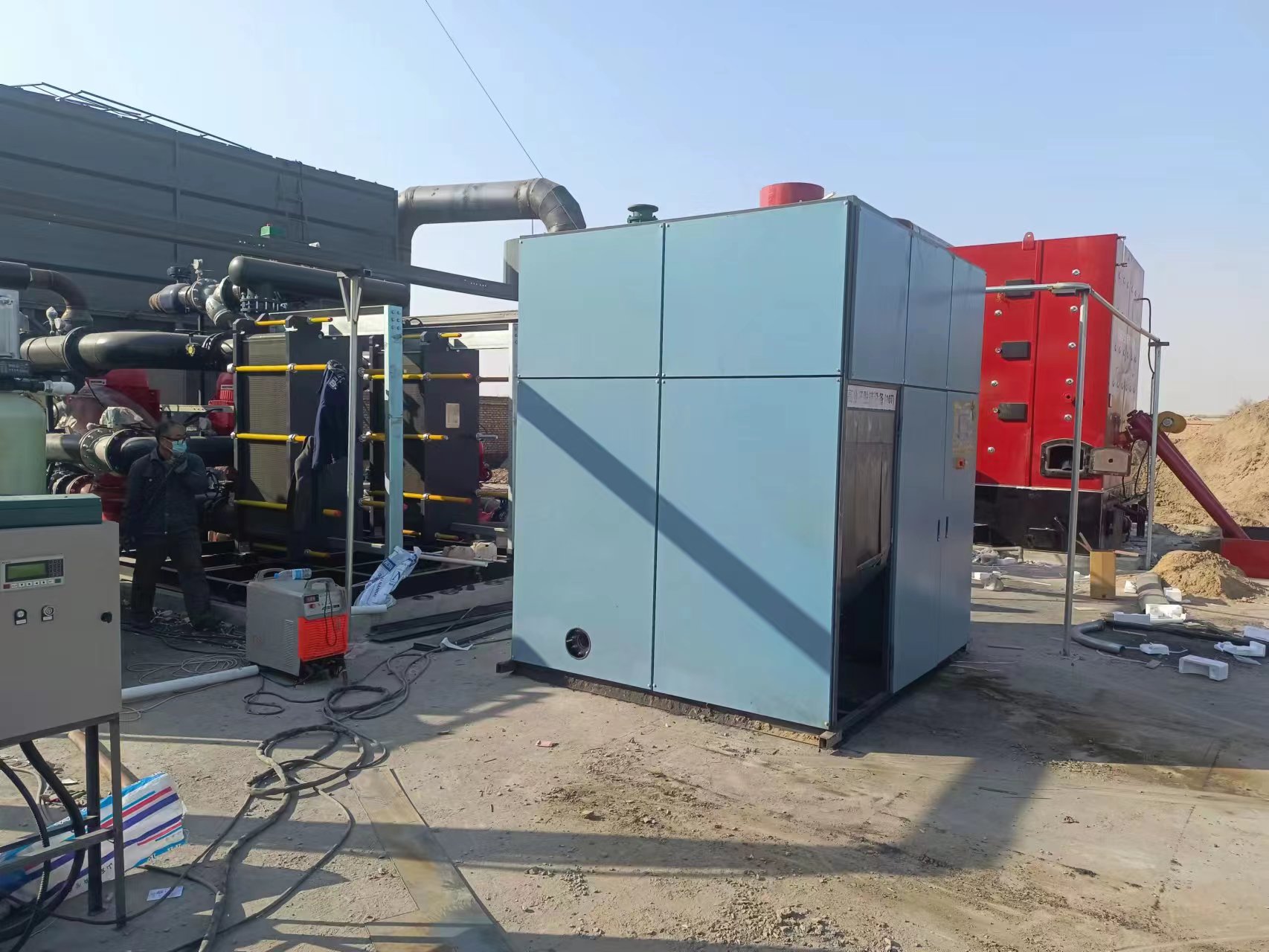 新疆供热链条锅炉SNCR高分子脱硝设备装置