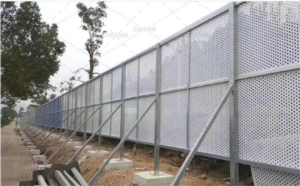 广州冲孔围挡安装焊接工程