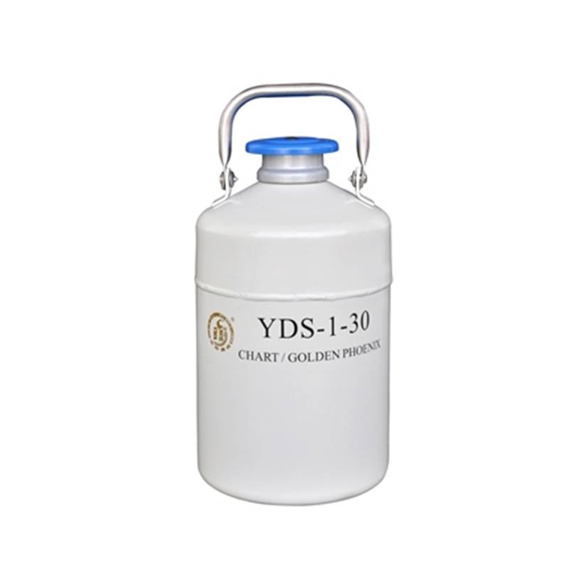 液氮罐 成都金凤液氮罐yds-1-30 便携式冒烟冰淇淋生物容器