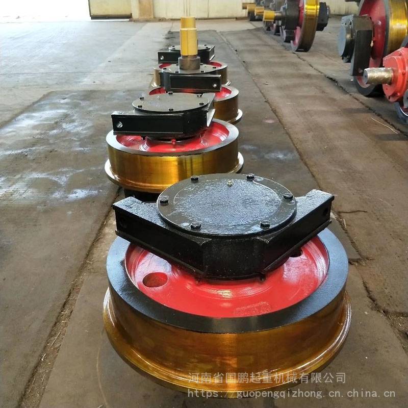 供应直径700×150mm铸钢锻造行车轮组 起重机钢包车台车轮组