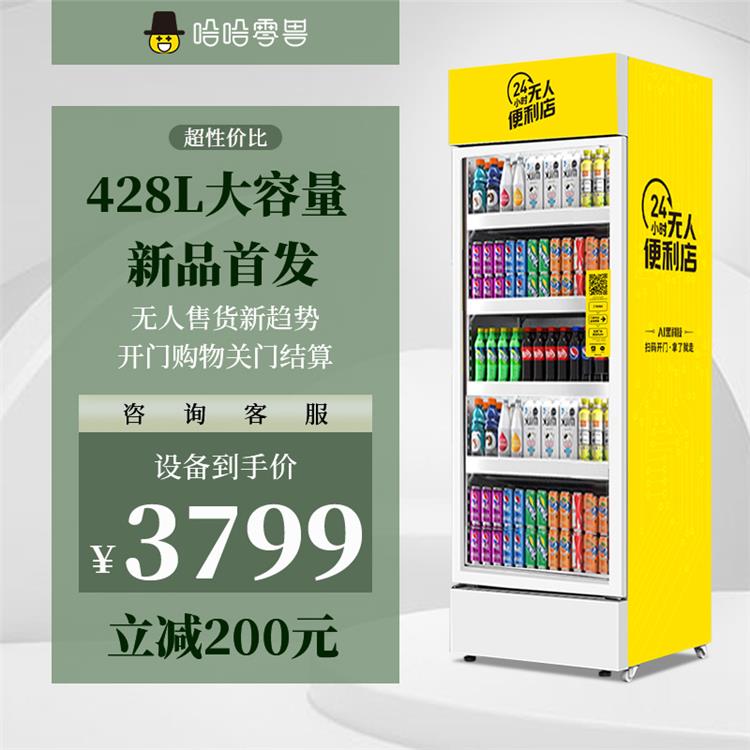 江苏超市智能售货柜厂 328升单开门 灵活投放