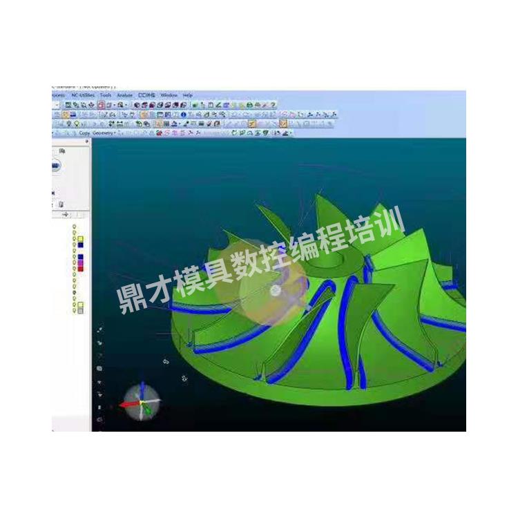 Mastercam零件四轴编程 公明李松朗