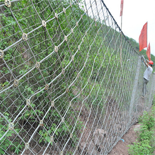 云南RX-050型被动防护网 斜坡主被动边坡护坡网 防落控石网