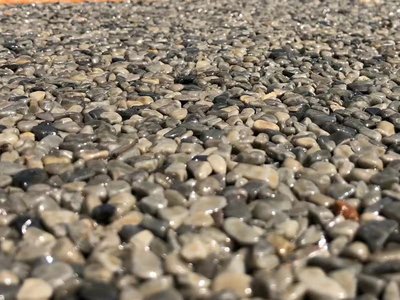 蚌埠胶粘石透水混凝土路面价格