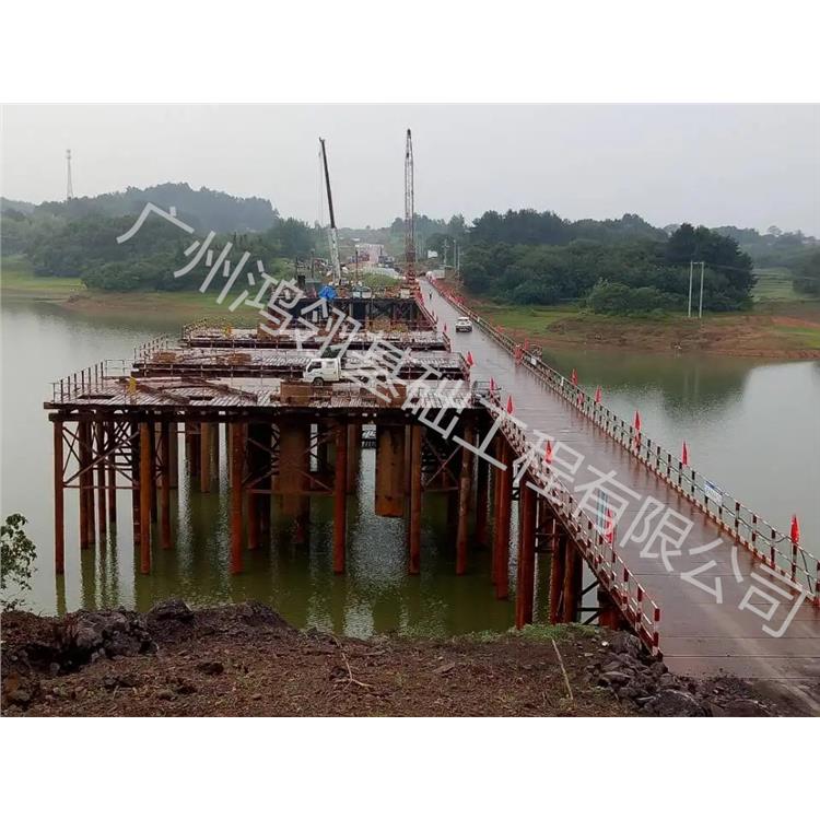 贵港钢栈桥施工 施工工艺流程