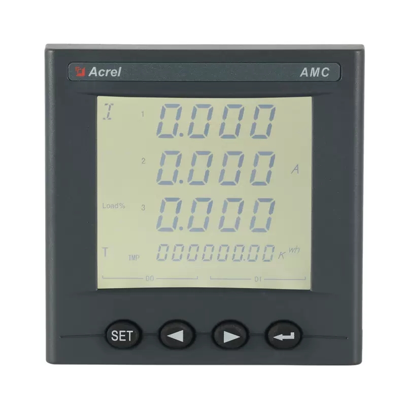 安科瑞AMC96E4三相电能表多功能网络电力仪表嵌入式自带485通讯开关量输入输出数码管液晶显示