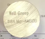 AM60B，镁合金光谱标样， 直读光谱仪校准标样