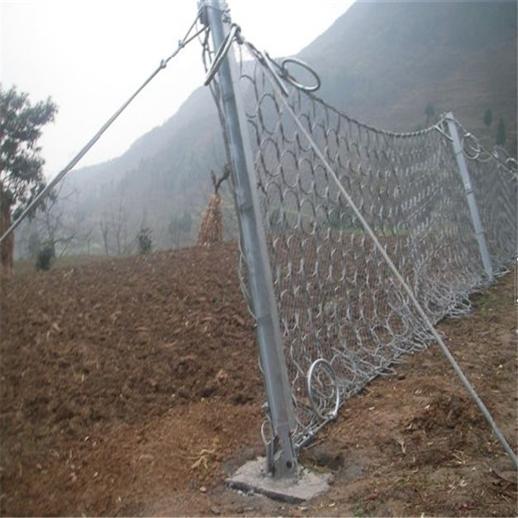 山体边坡防护网型号 露天矿山防滚石防护网