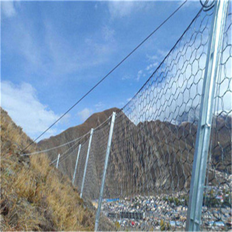 山区公路钢丝绳网 被动防护网的防护能力有多大