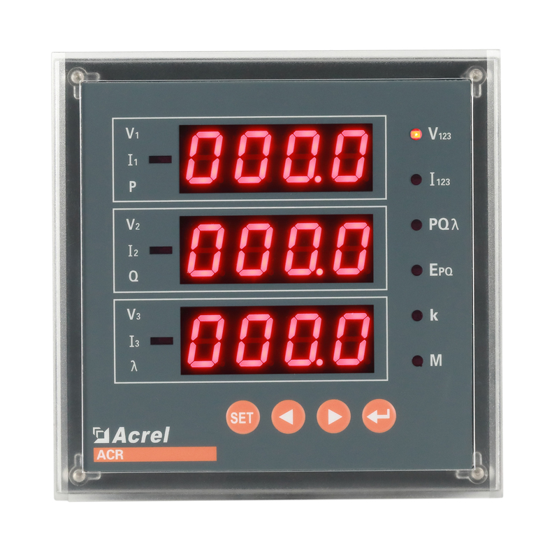 可编辑智能三相四线电力仪表ACR320E适用于实时电力监控系统