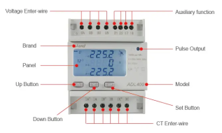 安科瑞ADL400系列导轨电..