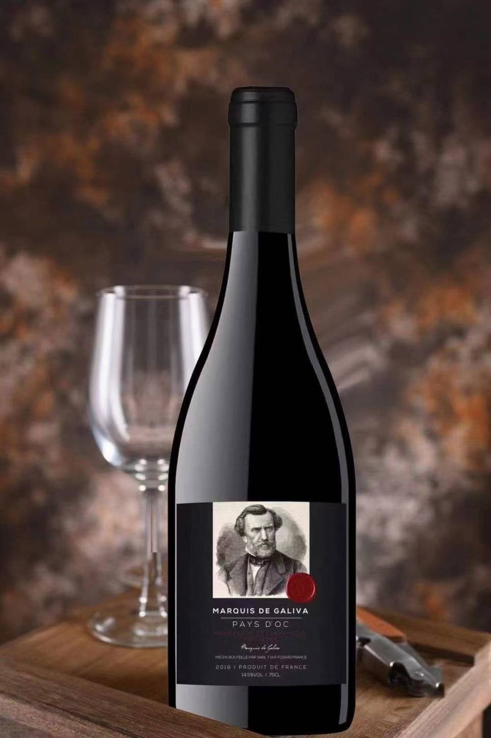 澳洲贴有追溯码原瓶进口法国公爵武戈酒庄干白干红葡萄酒