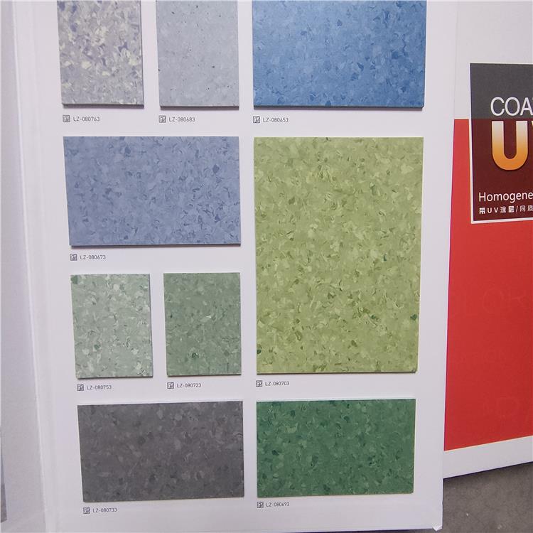 邯郸PVC橡胶地板尺寸 同质透心PVC地板