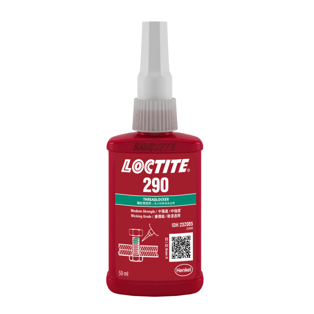 LOCTITE乐泰290螺纹锁固密封剂 中高强度 渗透级耐高温 螺纹胶