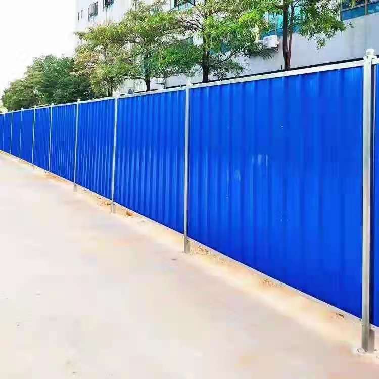 金湾区新旧钢板活动围墙回收