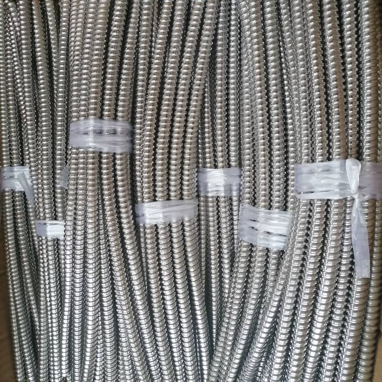 单钩柔性护线金属软管 光纤铠甲护管Φ2.6金属软管