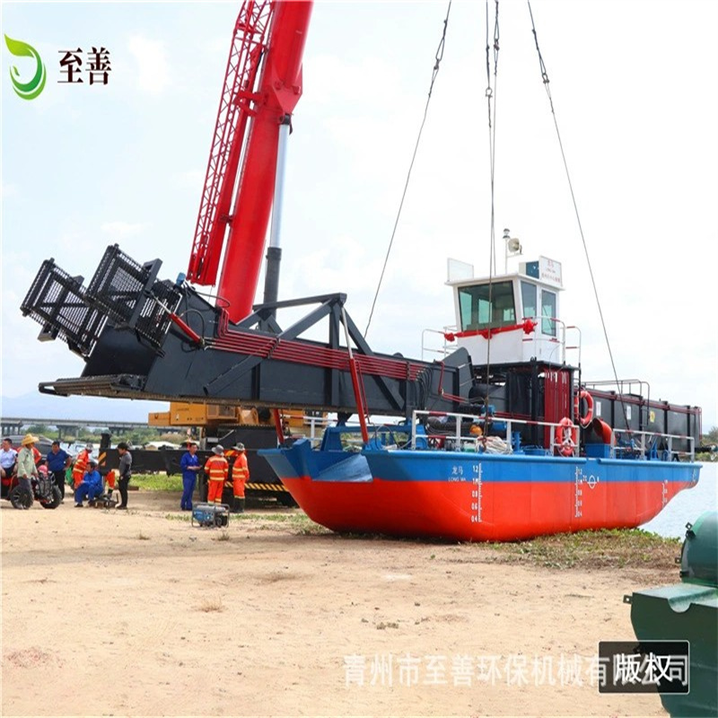 山东河道保洁船 垃圾打捞船 水葫芦收割船 全自动割草船