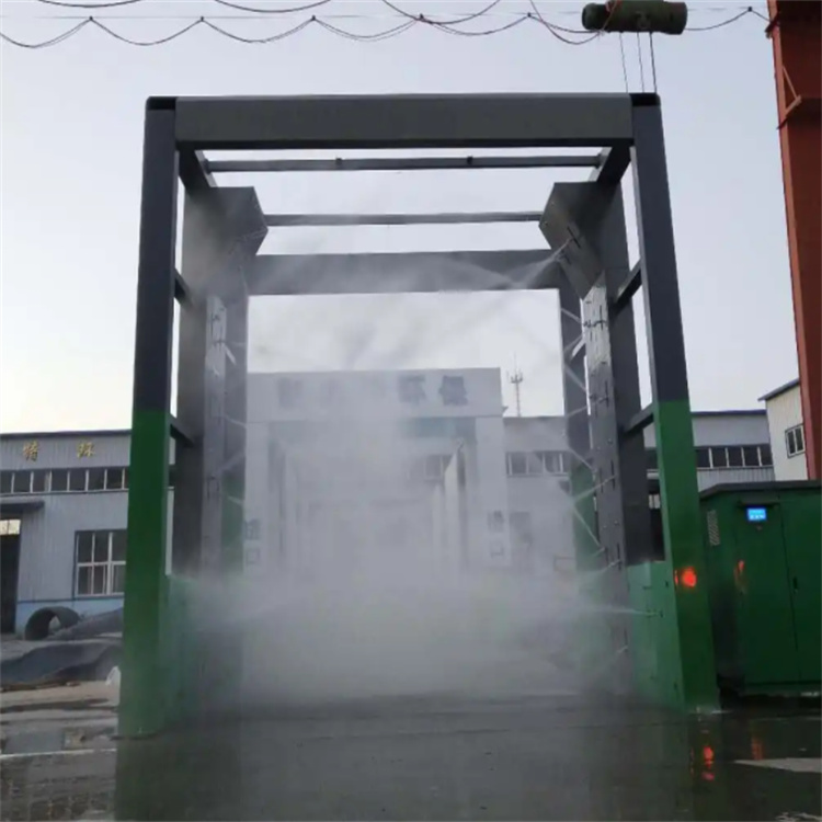 贵州拌合站龙门洗车机设计_工地洗车槽