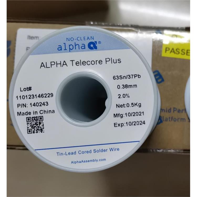 alpha有铅焊锡丝 阿尔法有铅锡丝6337含松香 深圳代理商供应