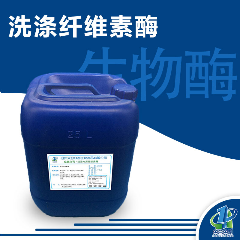 纤维素酶私人定制小桶装 低温生物酶制剂棉麻护色， 洗涤酵素