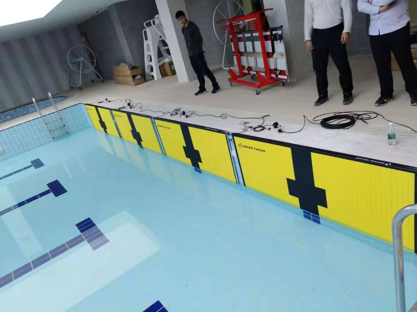 游泳比赛全自动触摸板计时系统