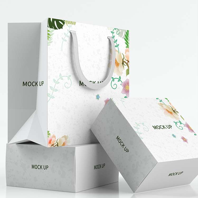 手提袋包装盒定制 定制印刷设计 海口周边印刷厂企业手挽袋订做