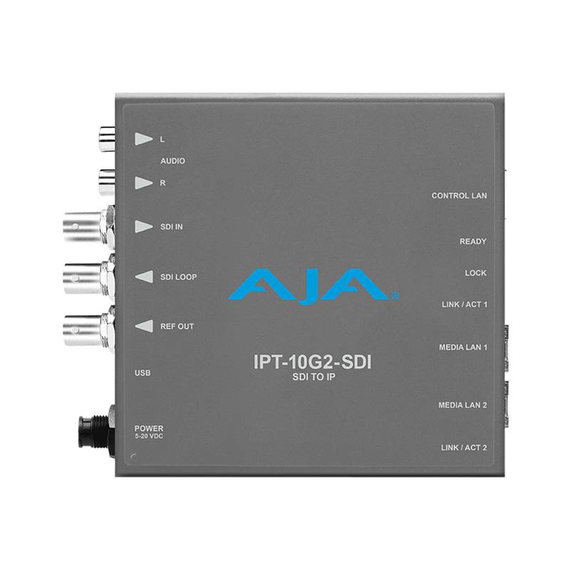 AJA IPT-10G2-SDI 转换器 将3G-SDI视频源桥接到SMPTEST2110网络 I