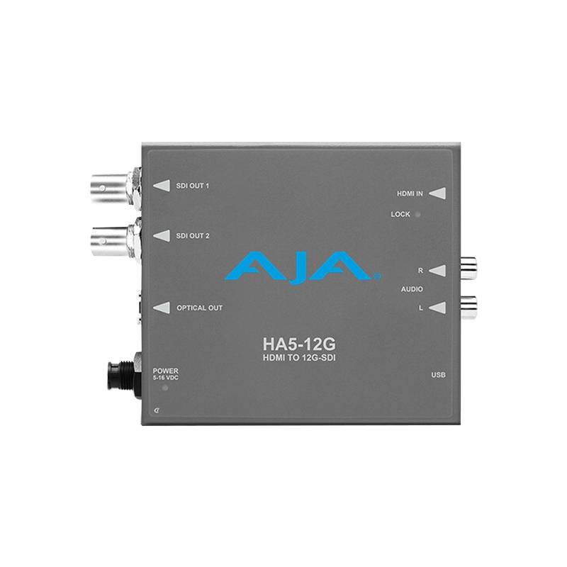 AJA HA5-12G 带嵌入式音频的HDMI 2.0 转 12G-SDI转换器