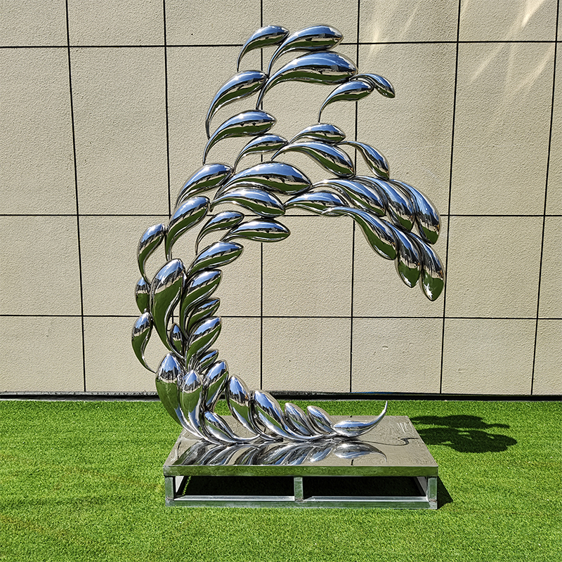 湖北不锈钢植物雕塑
