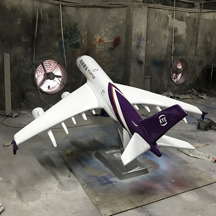 福建玻璃钢飞机雕塑 室内室外摆件