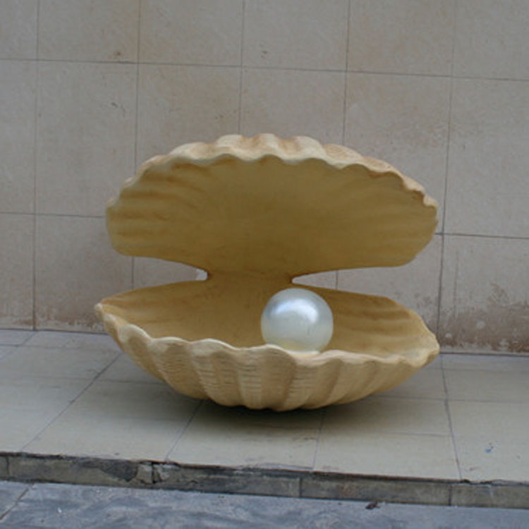 上海玻璃钢贝壳雕塑