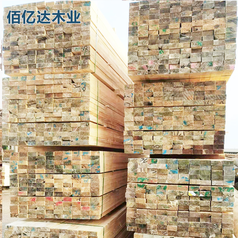 建筑木方加工厂家价格 山东方木 批发工程工地方木木条 纹理清晰