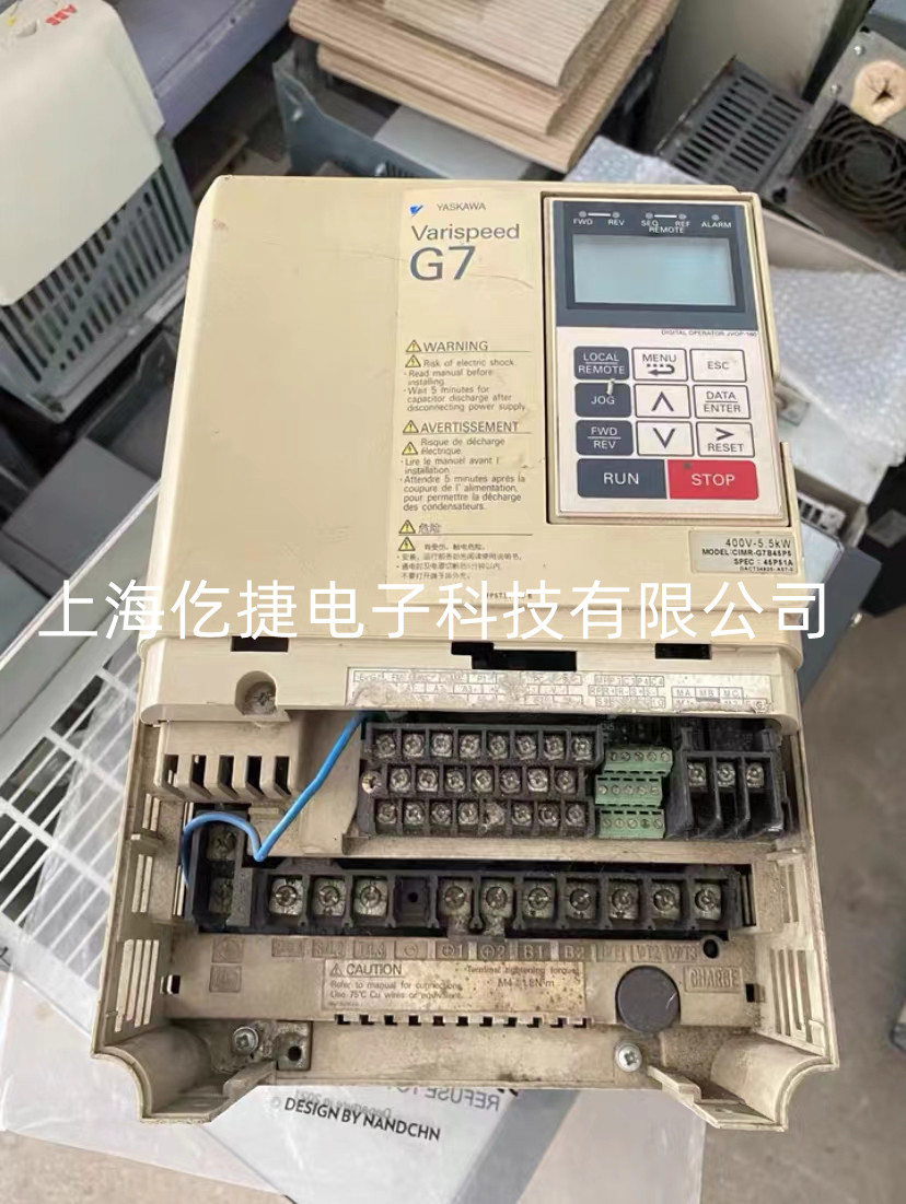 赤峰地区安川变频器G7系列维修报警