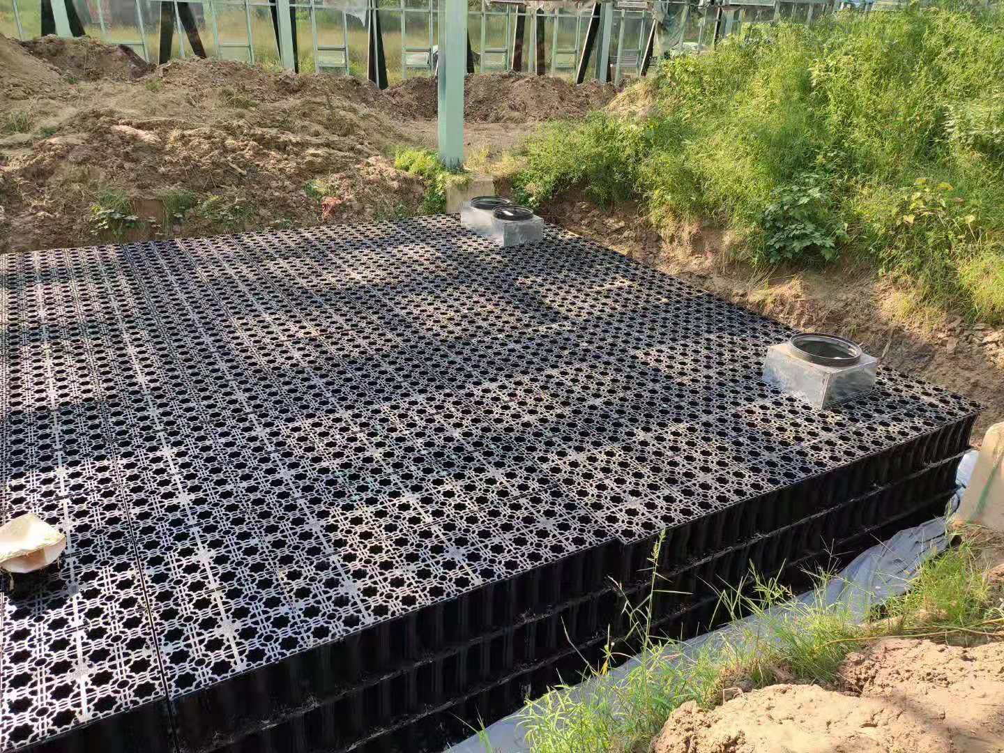 高强度PP模块整套雨水收集系统 园区雨水收集上门安装