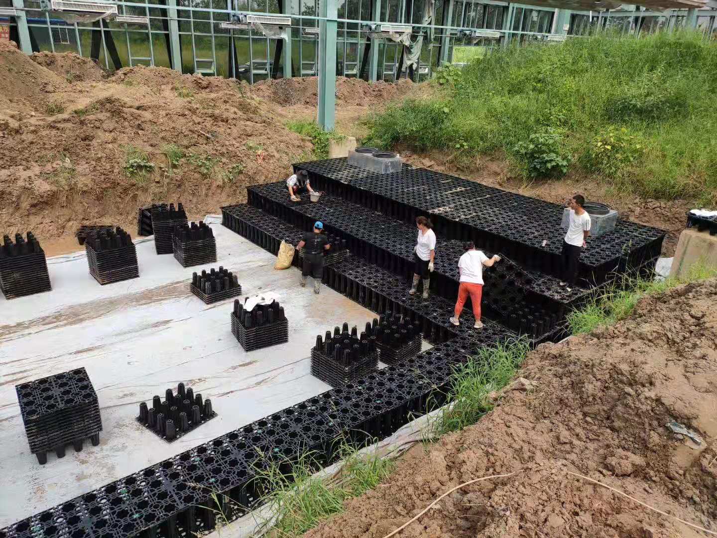 雨水收集模塊系統(tǒng) 可以有效處理不同匯水面的雨水