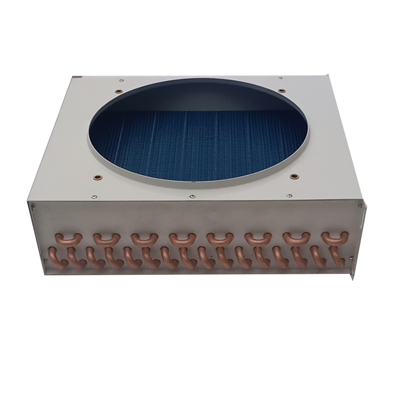 郑州冷凝器厂家生产定制制冰机用铜管冷凝器