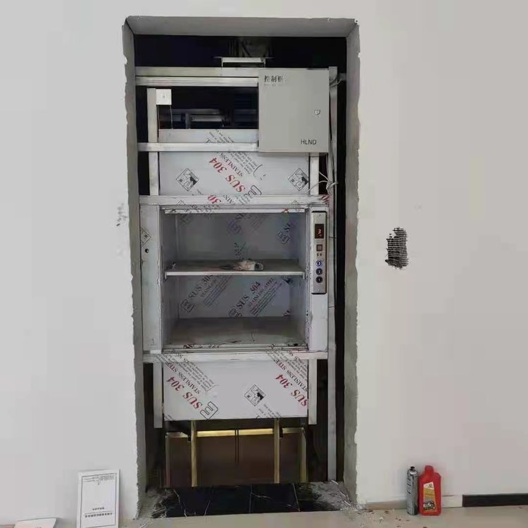 滨州厨房传菜电梯安装公司_三层餐梯定制_T型轨道