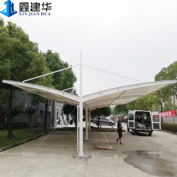 芜湖膜结构车棚生产厂家 运动场雨棚 全国上门安装