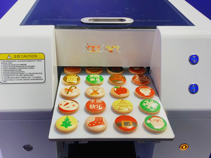 膳印A4食品打印机糯米纸马卡龙蛋糕饼干数码印刷机